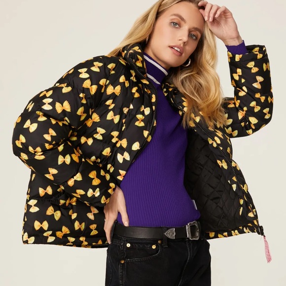 Rachel Antonoff Pasta Parker Puffer Size Large Quilted Down Jacket - Picture 4 of 11